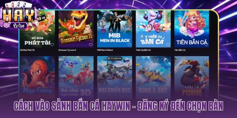 Hướng dẫn tham gia bắn cá tại HAYWIN