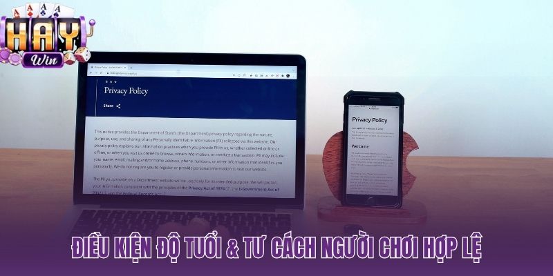 Tiêu chí độ tuổi 18 và xác minh KYC bắt buộc tại HAYWIN