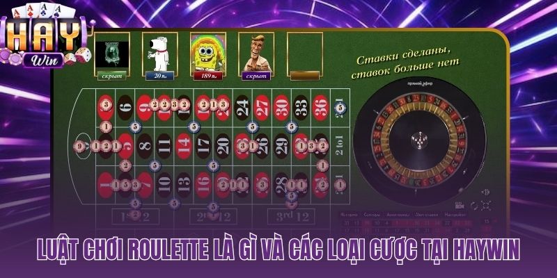 Inside Bets tỷ lệ 35:1 và Outside Bets xác suất thắng 47,4% mỗi ván