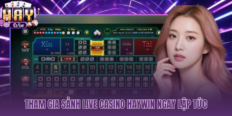 Bốn bước đăng ký và nạp tiền tại casino HAYWIN nhanh gọn
