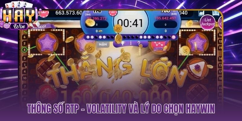 RTP 96% và volatility cao hai chỉ số then chốt của slot vũ trụ