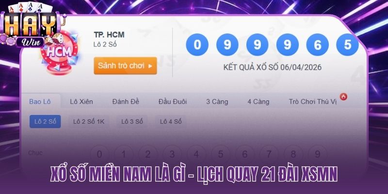Xổ số miền Nam là gì 21 đài quay thưởng phát sóng